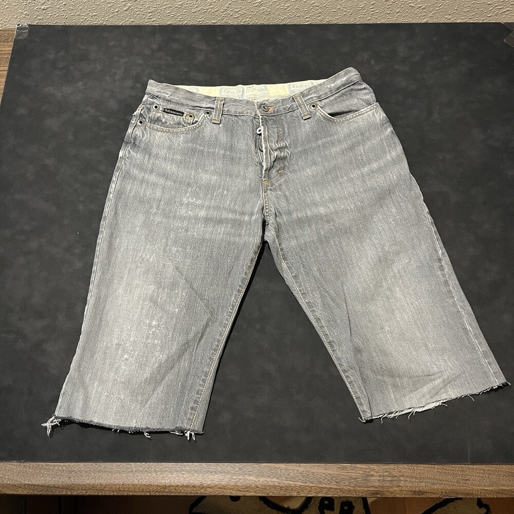 Dolce & Gabbana Jeans Shorts Gray Men Denim Cut Off Bermuda Made In Italy DG